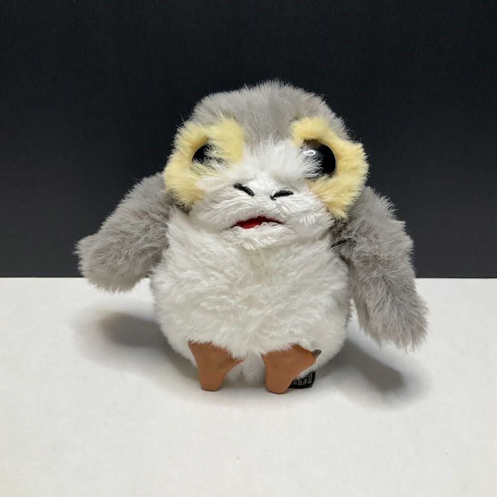 Disney Parks Star Wars Toddler Porg Talking Magnetic Shoulder Pal Plush WORKS